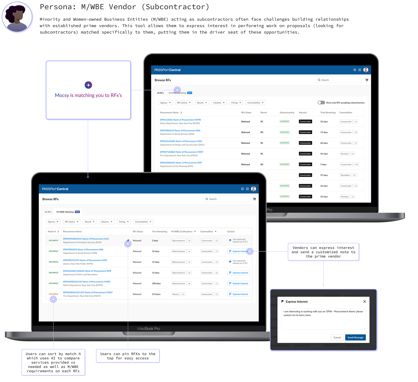 feature: rfx matching